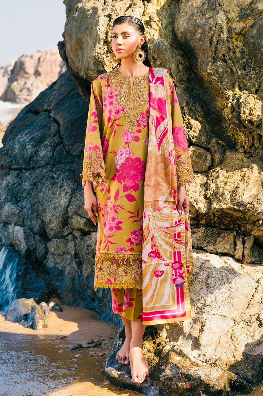*BAROOQUE* Hit Article 3Pc in Summer Collection