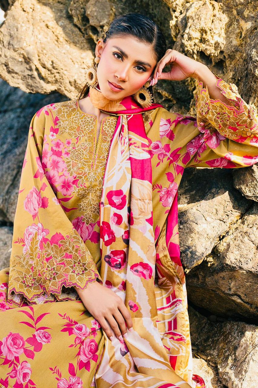 *BAROOQUE* Hit Article 3Pc in Summer Collection