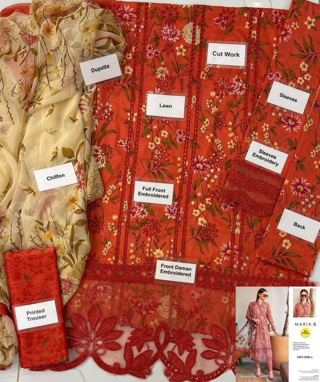 MARIA B Hit Article 3Pc in Summer Collection