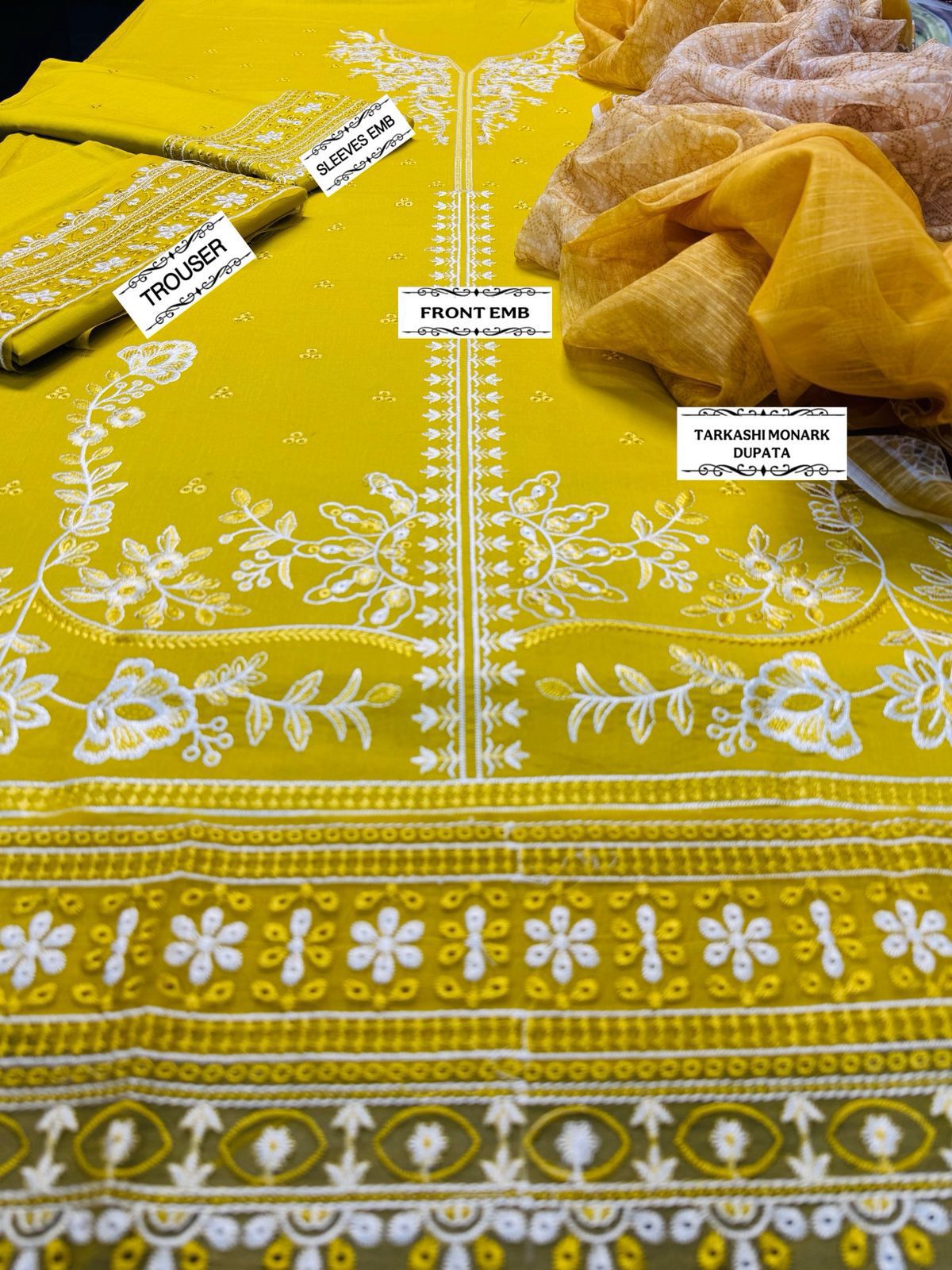 QALAMKAR* Hit Vol 3Pc Fancy in Summer Collectio