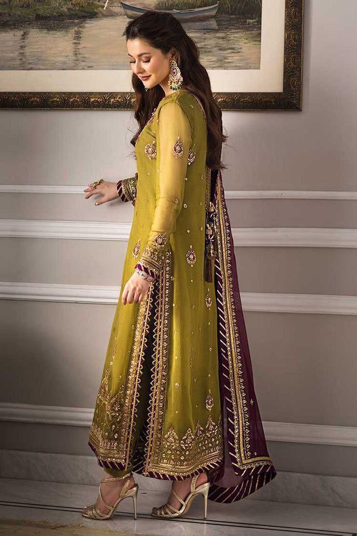 Asim Jofa Summer Collection: Luxurious 3-Piece Embroidered Chiffon Party Wear