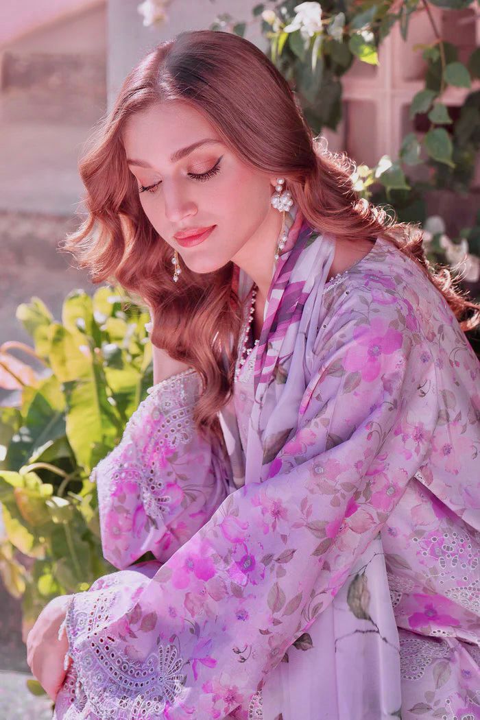 BAROOQUE Summer Lawn Suit | 3-Piece Printed & Chikankari Collection with Cutwork Dupatta f