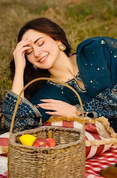 ZARA SHAHJAHAN 3-Piece Embroidered Lawn Suit | Fancy Summer Collection with Khaadi Net Dupatta